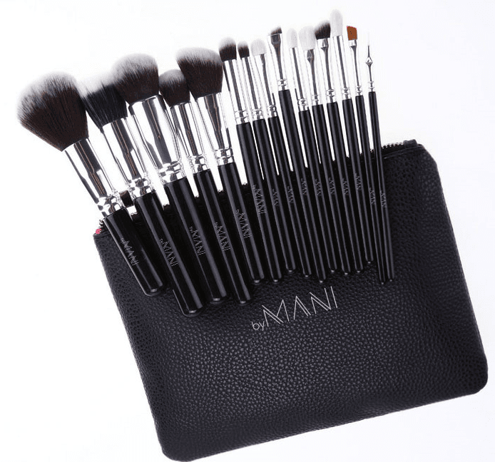 Make-up Brush Set 15-delig professioneel zwart 1