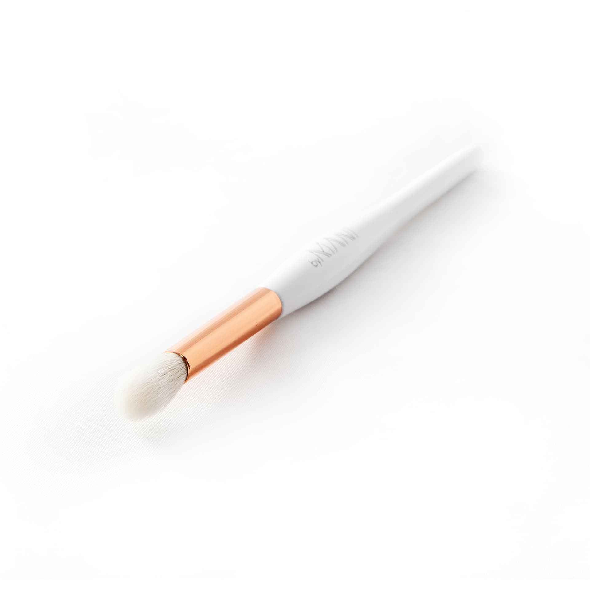 Mini eye shadow brush / make-up kwast wit 2
