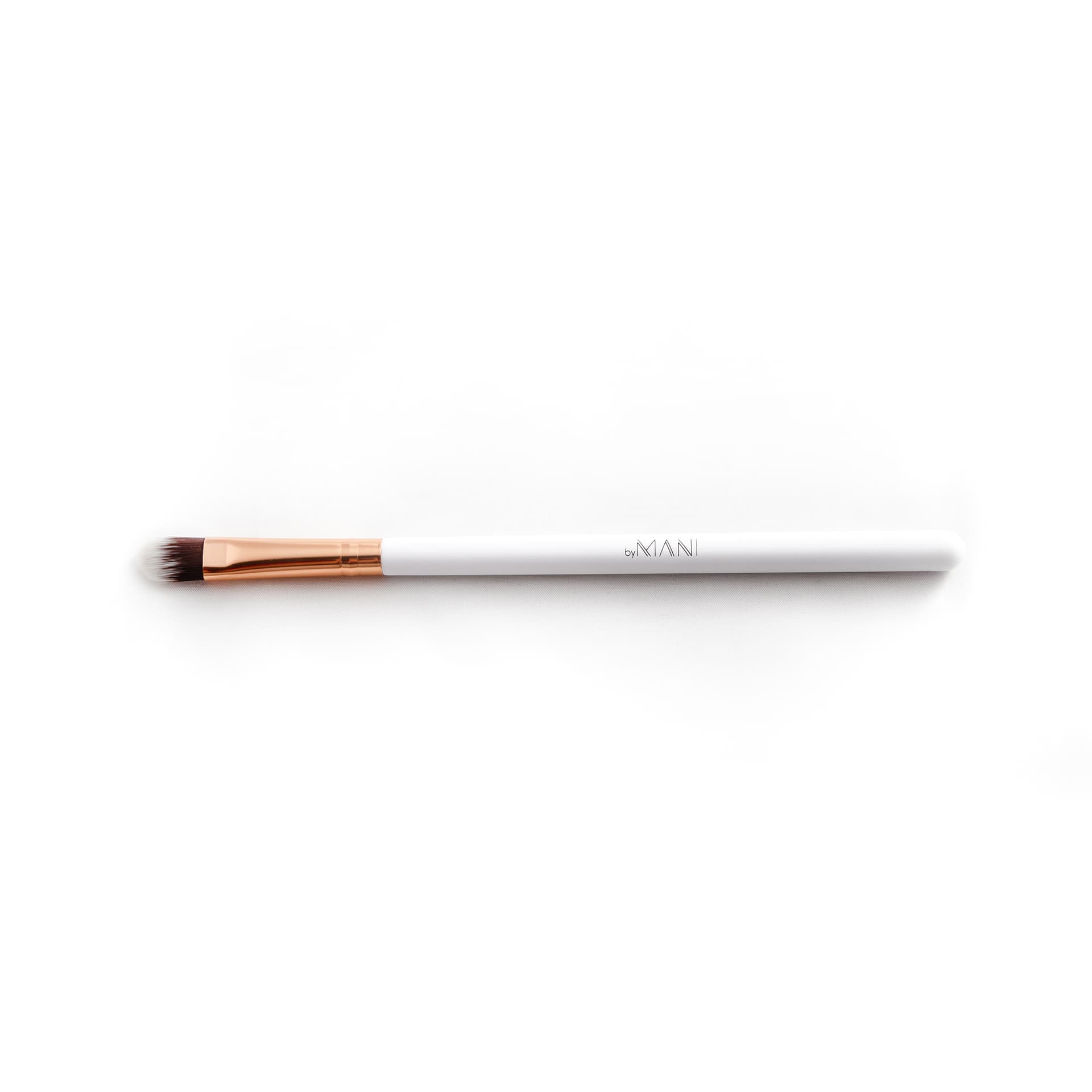 Flat eye brush / make-up kwast wit 3