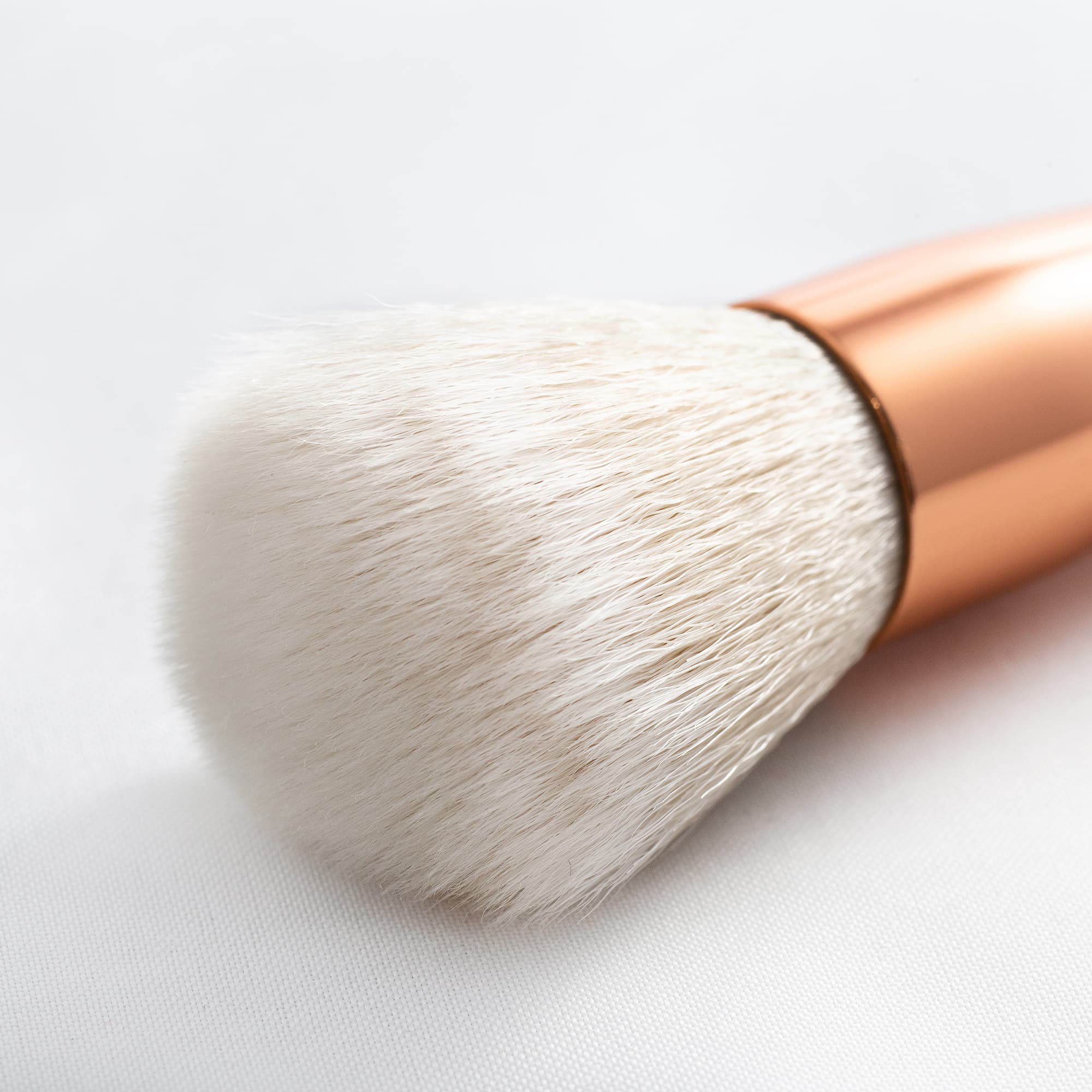 Powder brush / make-up kwast wit