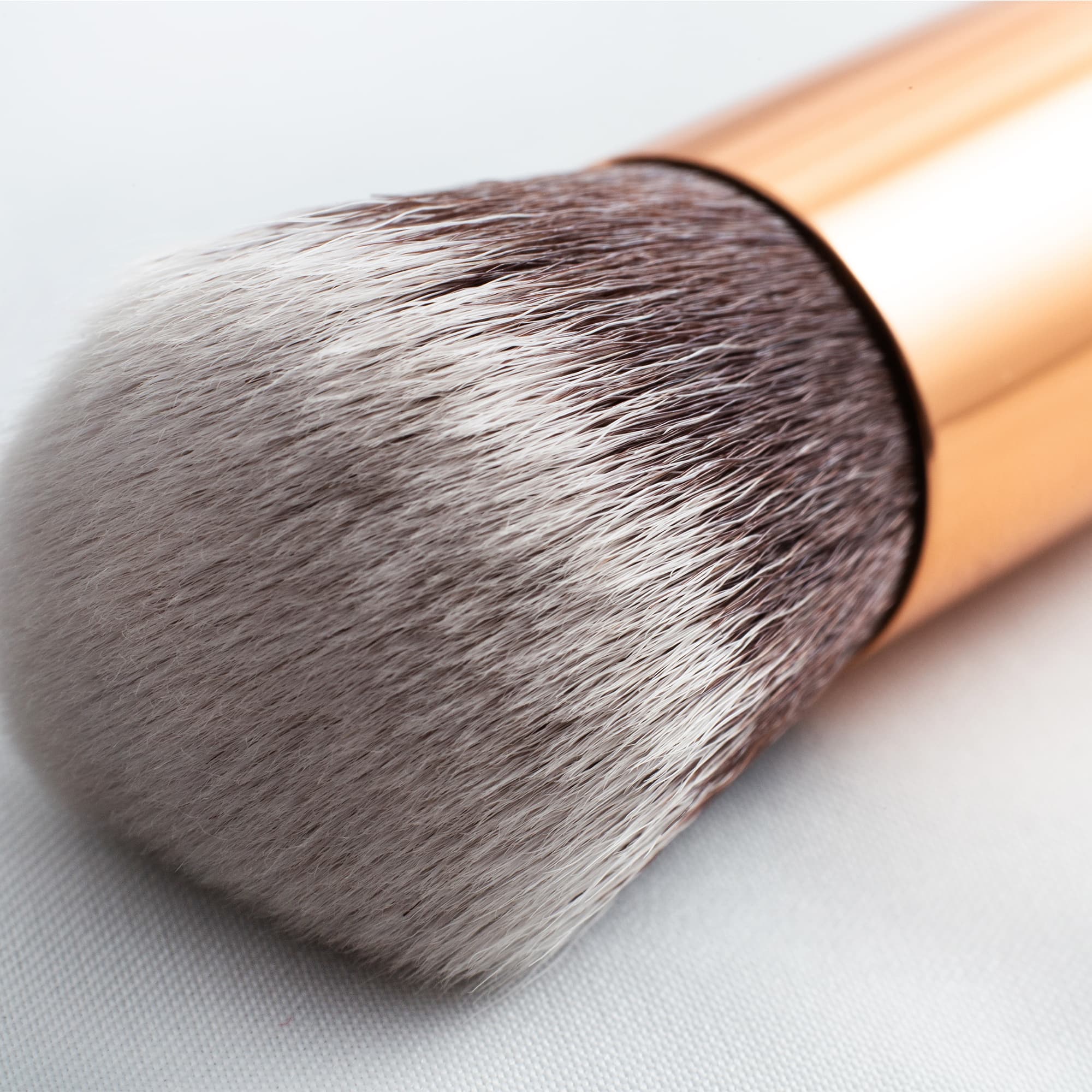 Buffer brush / make-up kwast wit