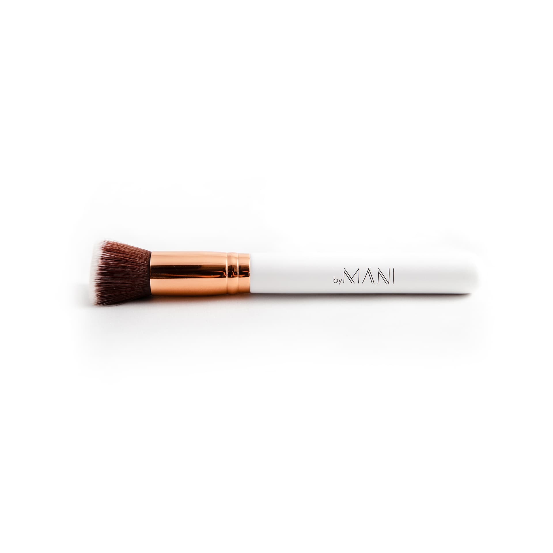 Flat Foundation brush / make-up kwast wit 2