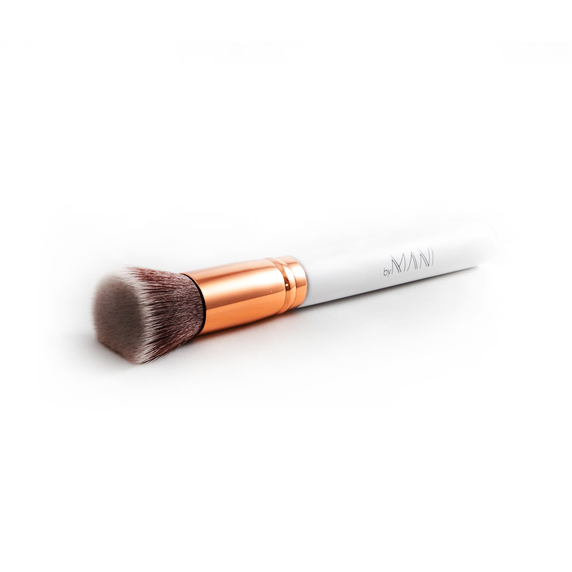Flat Foundation brush / make-up kwast wit 3
